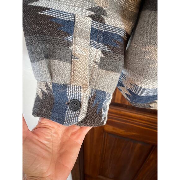 JACHS NEW YORK SHERPA LINED Wool blend jacket - Picture 7 of 8